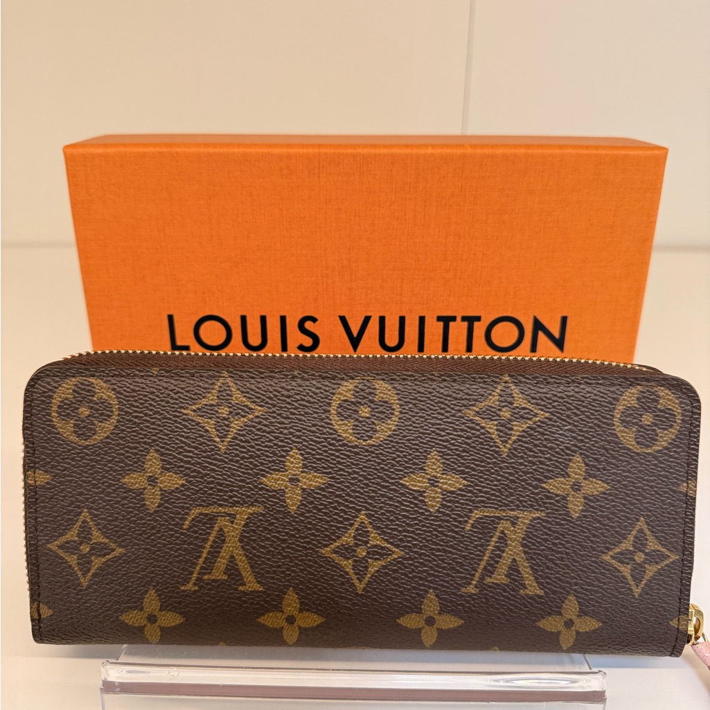 Louis Vuitton Clmence Wallet Monogram Canvas (Rose Ballerine) Like New